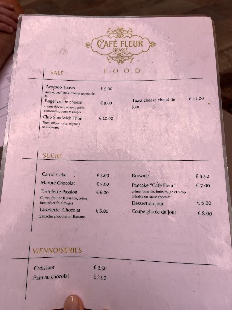 Café Fleur - Menu Image 2