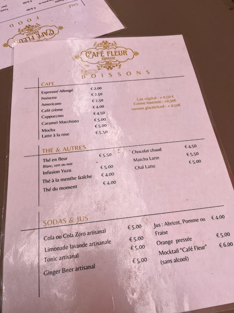 Café Fleur - Menu Image 3